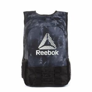 Reebok Basecamp Backpack in Charcoal Tie Dye water Bottle storage reflective New